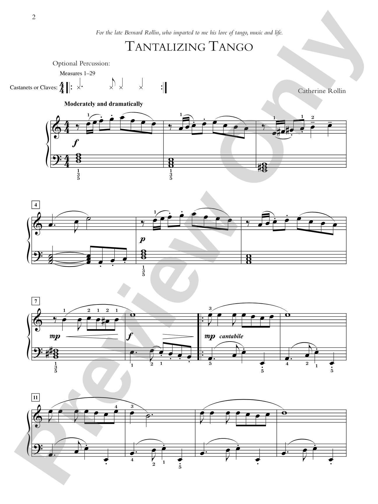 Tantalizing Tango - Piano Solo: Piano Solo