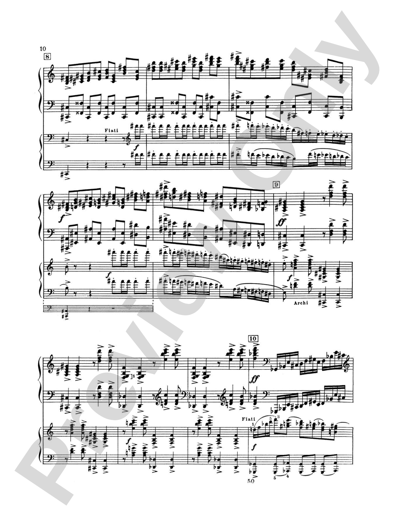 Piano Concerto No. 3 in C Major, Opus 26 - 1st Movement - Piano Duo (2 Pianos, 4 Hands): Piano Duo (2 Pianos, 4 Hands)