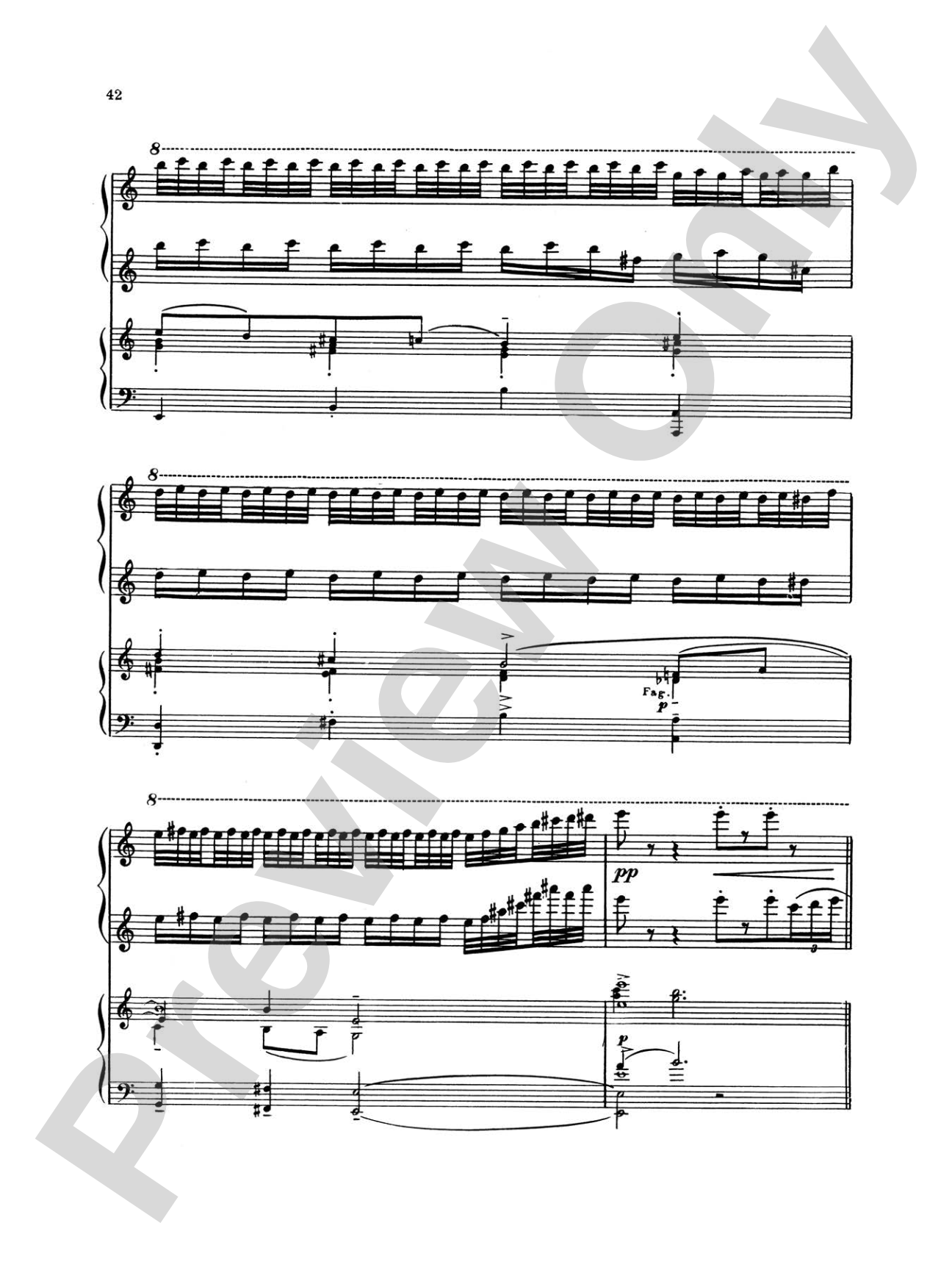 Piano Concerto No. 3 in C Major, Opus 26 - 2nd Movement - Piano Duo (2 Pianos, 4 Hands): Piano Duo (2 Pianos, 4 Hands)