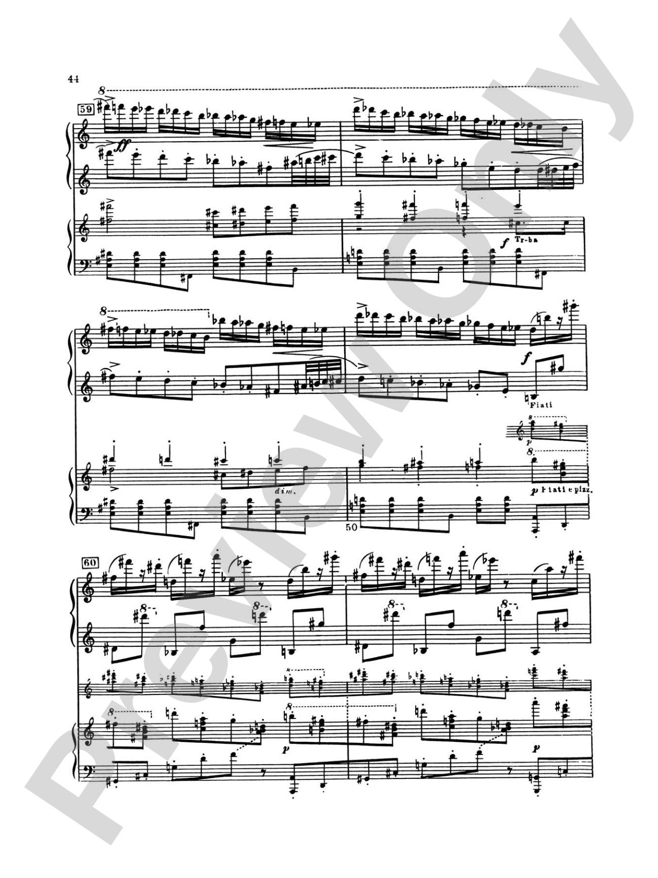 Piano Concerto No. 3 in C Major, Opus 26 - 2nd Movement - Piano Duo (2 Pianos, 4 Hands): Piano Duo (2 Pianos, 4 Hands)