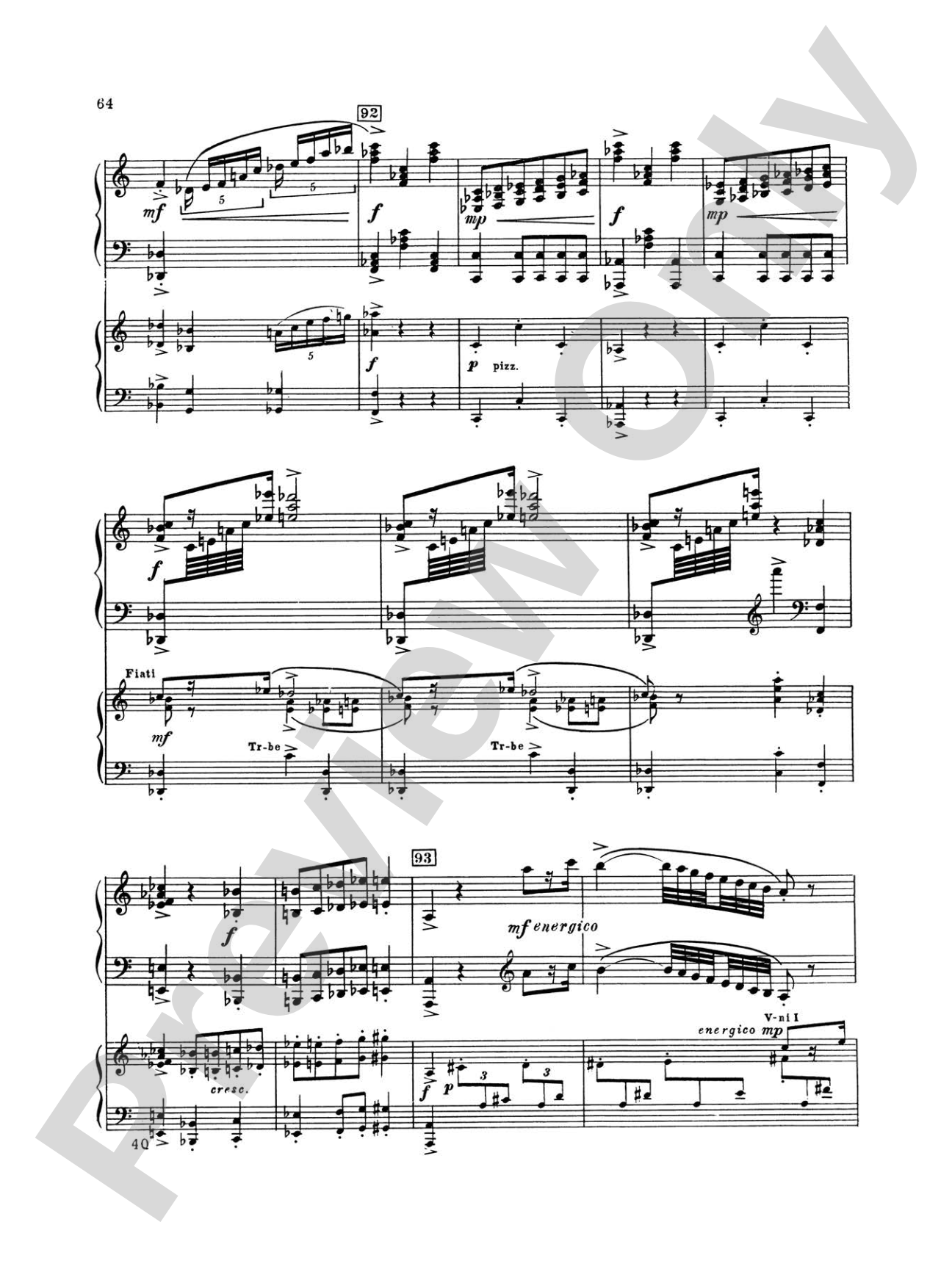 Piano Concerto No. 3 in C Major, Opus 26 - 3rd Movement - Piano Duo (2 Pianos, 4 Hands): Piano Duo (2 Pianos, 4 Hands)