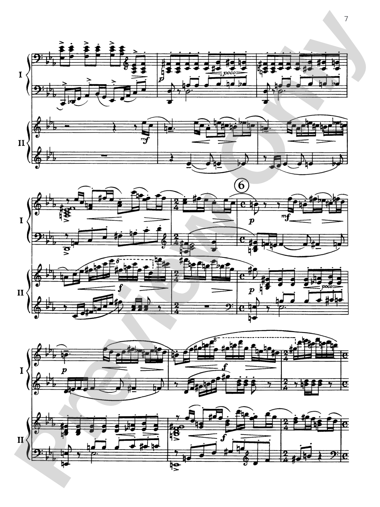 Symphonic Dances, Opus 45 - I. Non Allegro - Piano Duo (2 Pianos, 4 Hands): Piano Duo (2 Pianos, 4 Hands)