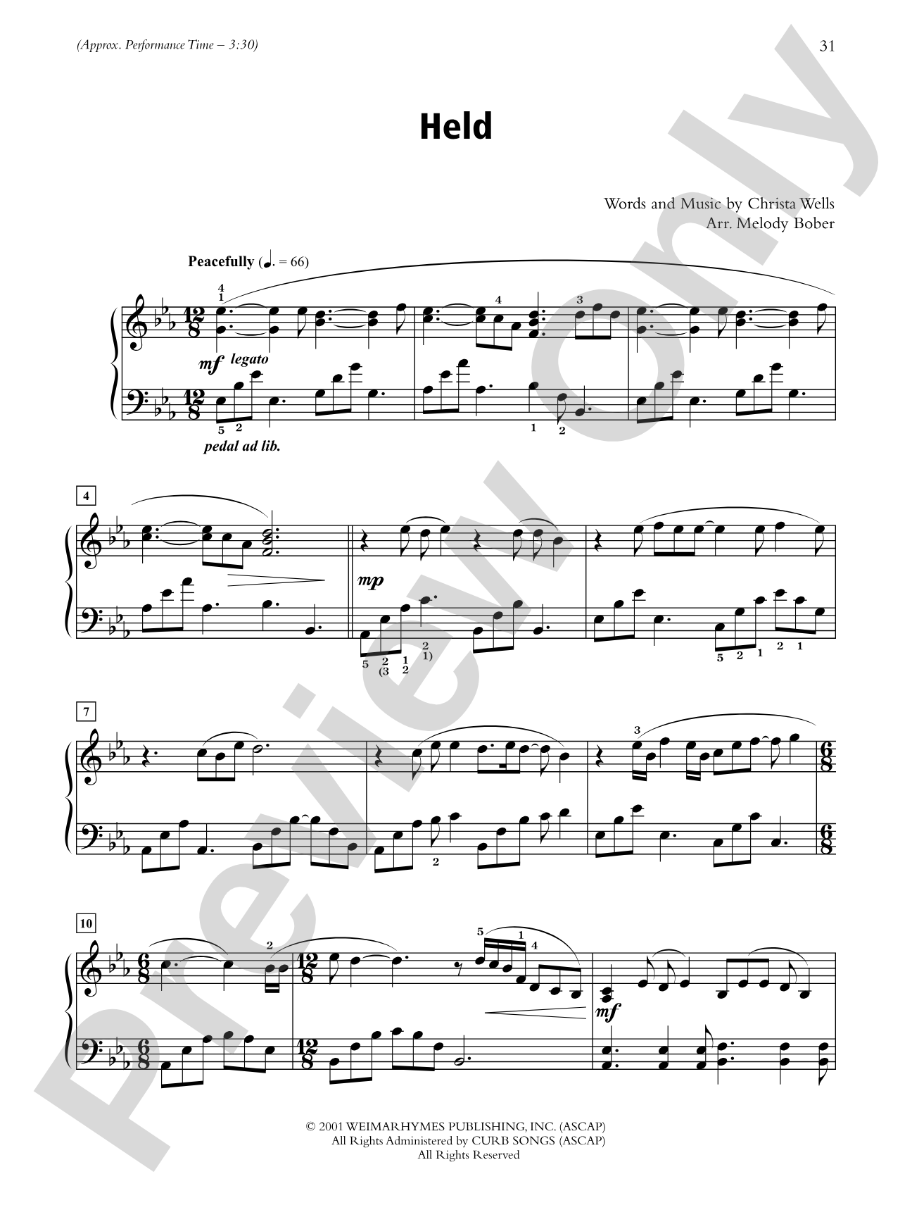 Held - Piano Solo: Piano Solo