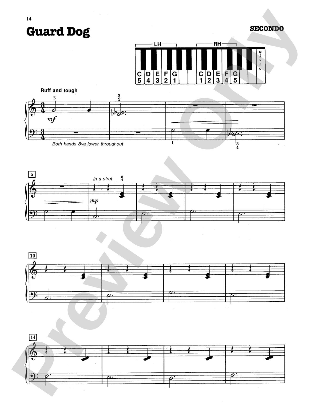 Guard Dog - Piano Duet (1 Piano, 4 Hands): Piano Duet (1 Piano, 4 Hands)