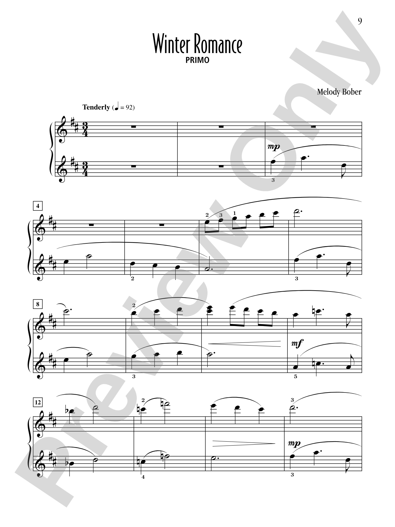 Winter Romance - Piano Duet (1 Piano, 4 Hands): Piano Duet (1 Piano, 4 Hands)