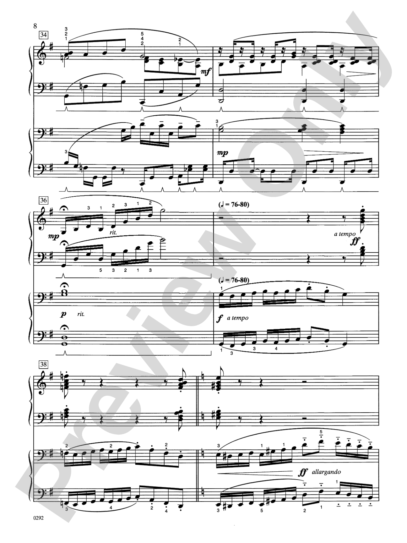 Concerto #1 in A Minor - Piano Duo (2 Pianos, 4 Hands): Piano Duo (2 Pianos, 4 Hands)
