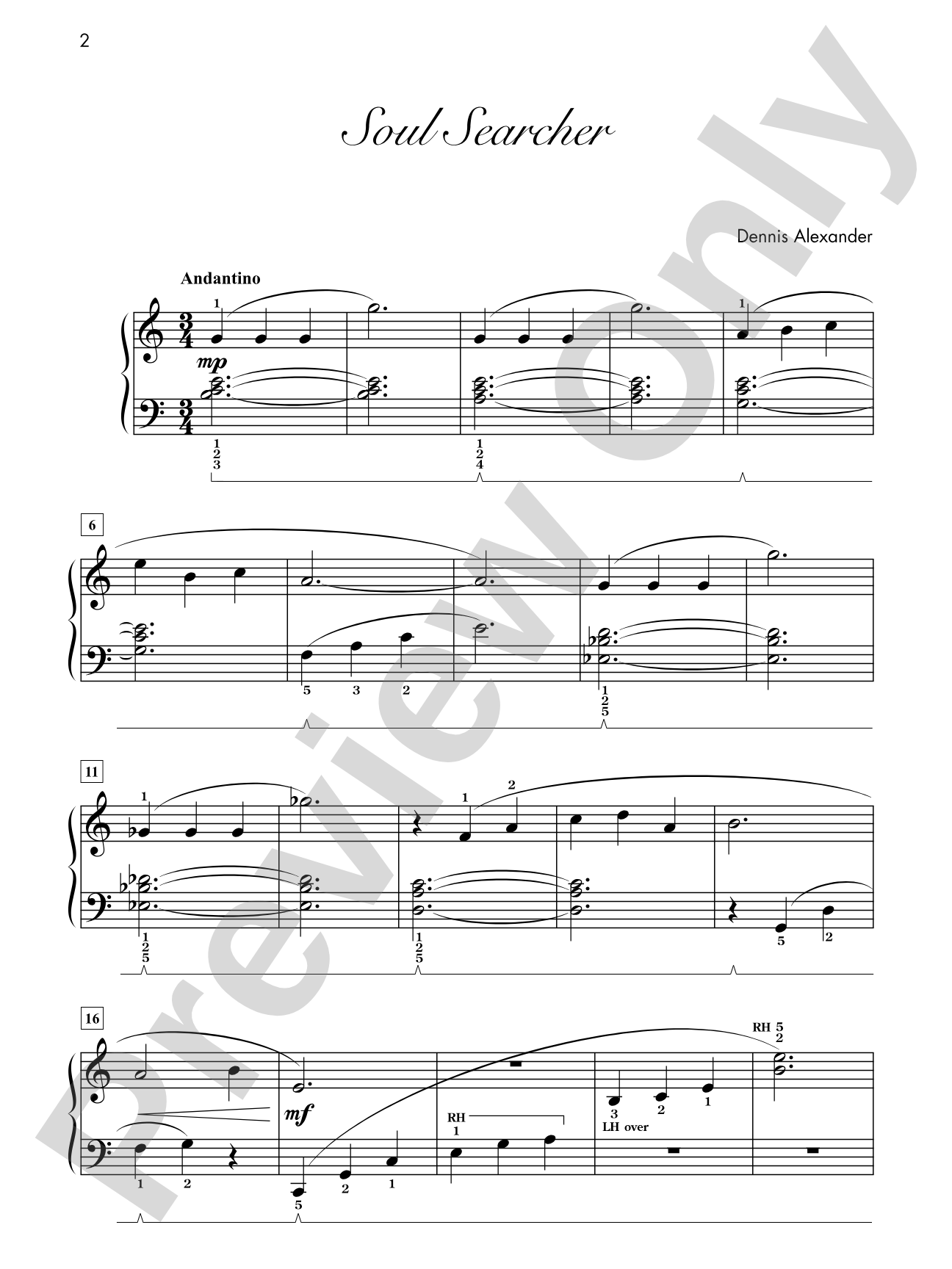 Soul Searcher - Piano Solo: Piano Solo