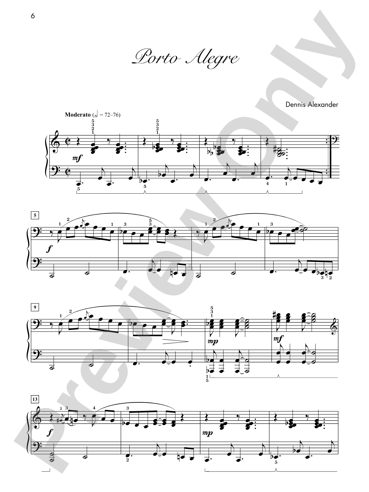 Porto Alegre - Piano Solo: Piano Solo