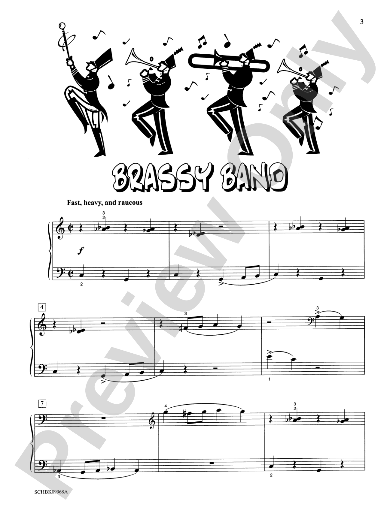 Brassy Band - Piano Solo: Piano Solo