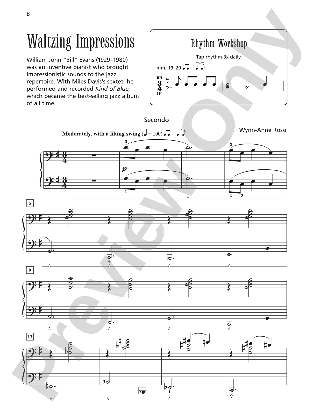 Waltzing Impressions - Piano Duet (1 Piano, 4 Hands): Piano Duet (1 Piano, 4 Hands)