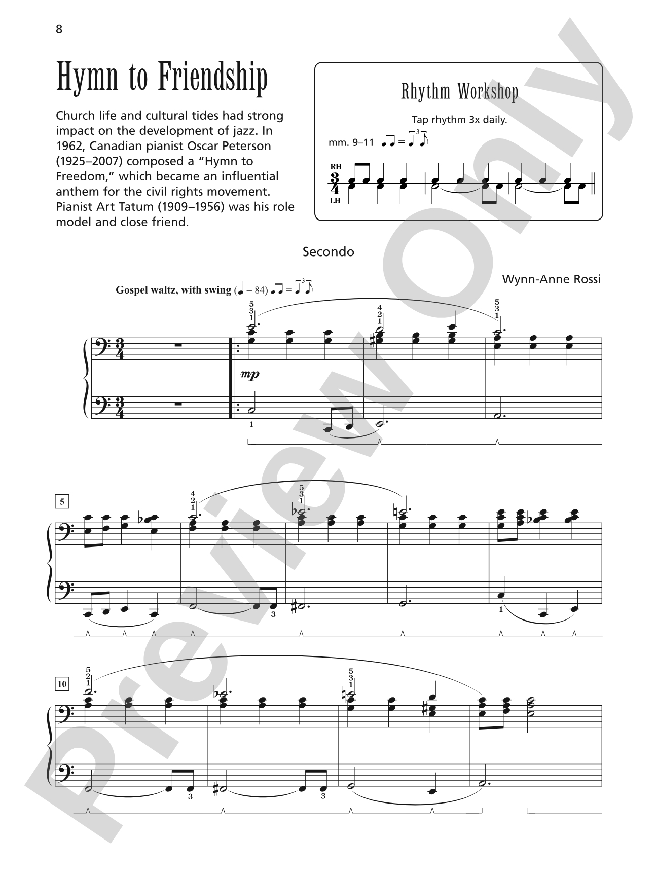 Hymn to Friendship - Piano Duet (1 Piano, 4 Hands): Piano Duet (1 Piano, 4 Hands)
