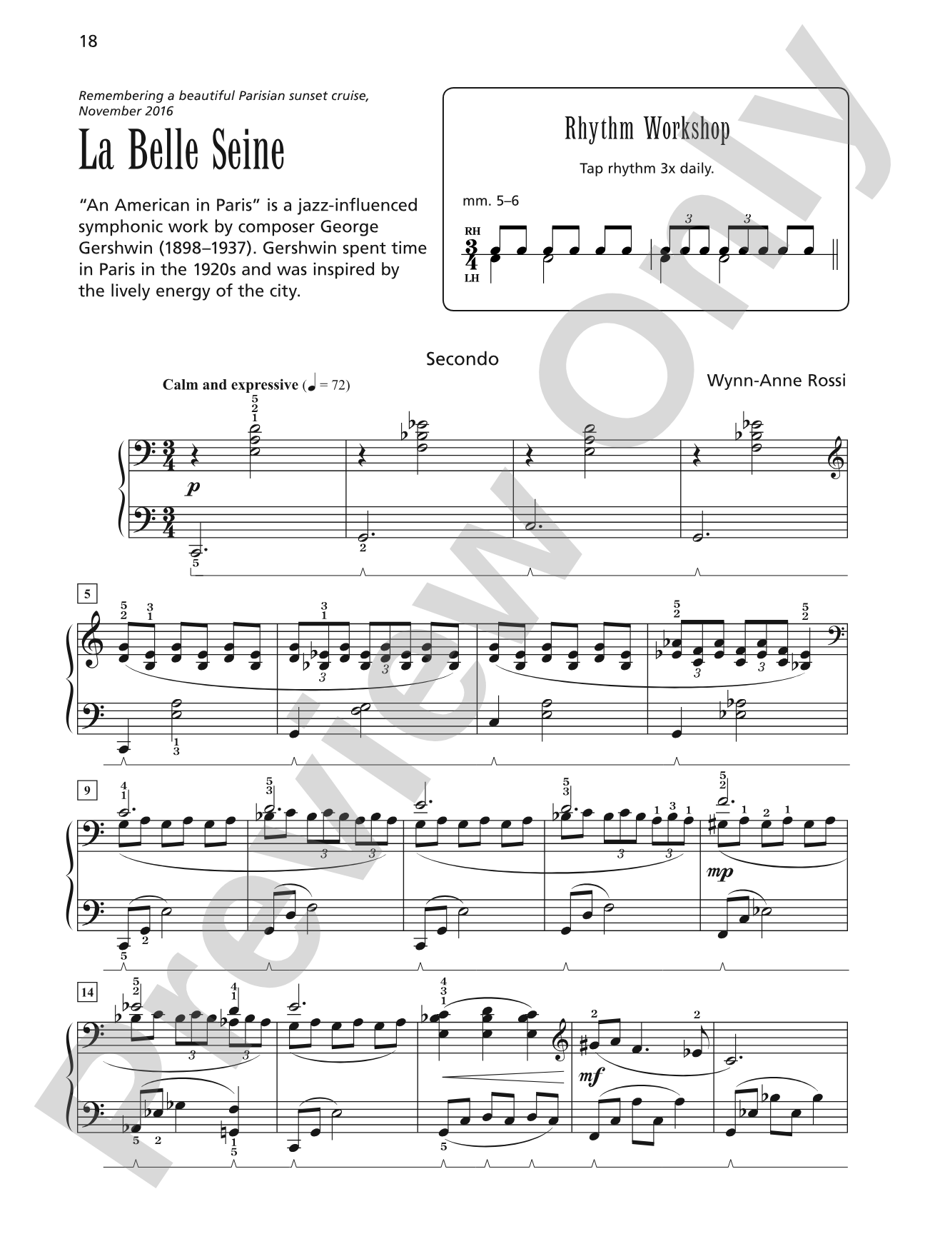 La Belle Seine - Piano Duet (1 Piano, 4 Hands): Piano Duet (1 Piano, 4 Hands)