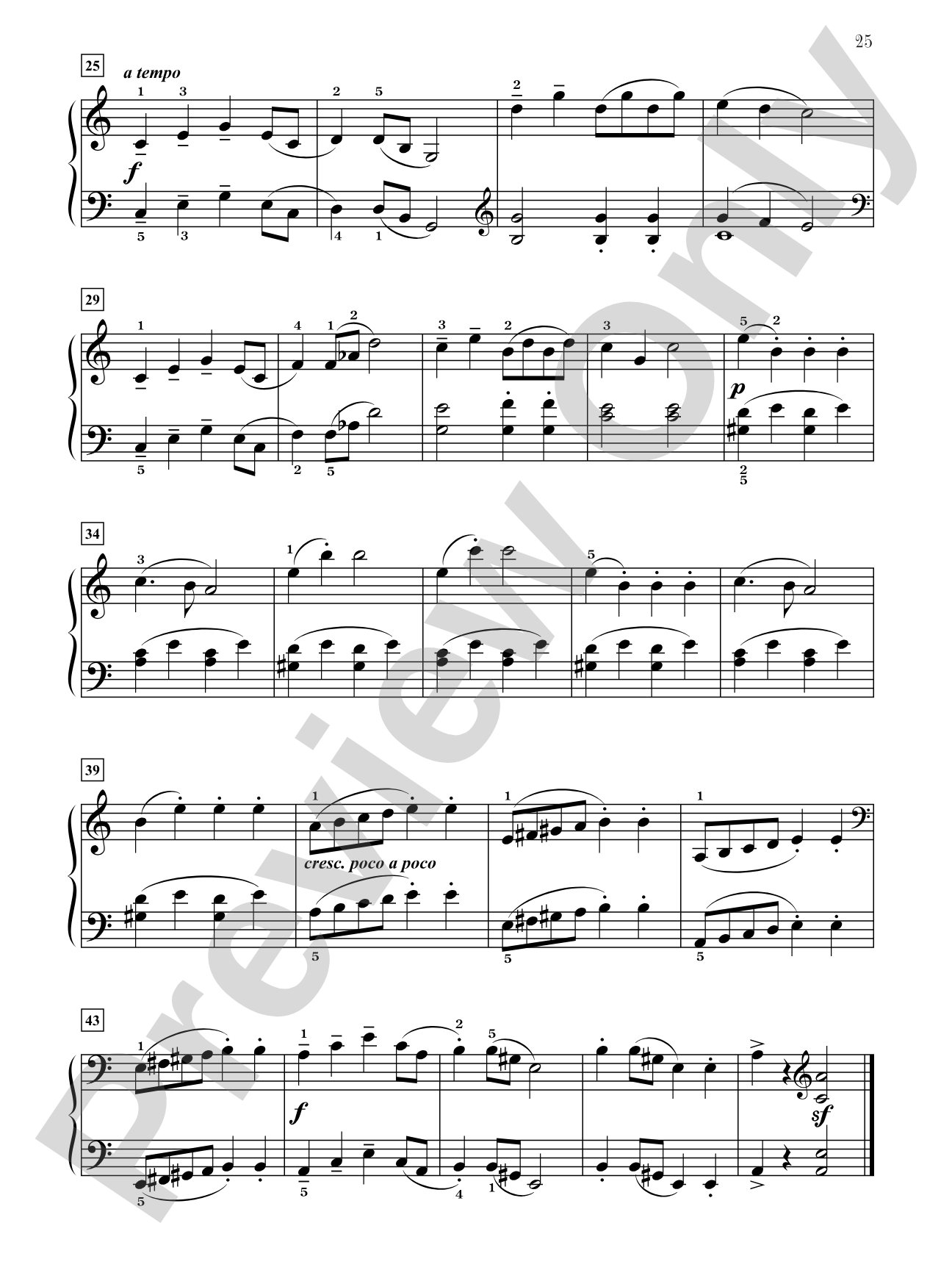 Sonatina in A Minor - Piano Solo: Piano Solo