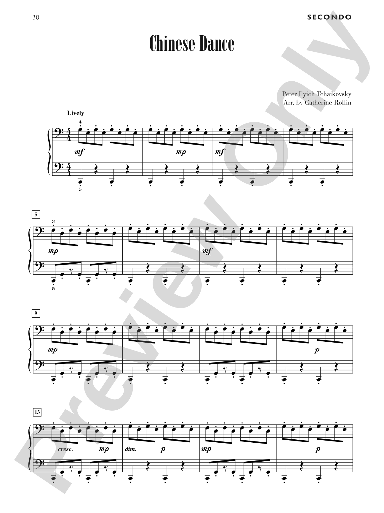 Chinese Dance - Piano Duet (1 Piano, 4 Hands): Piano Duet (1 Piano, 4 Hands)