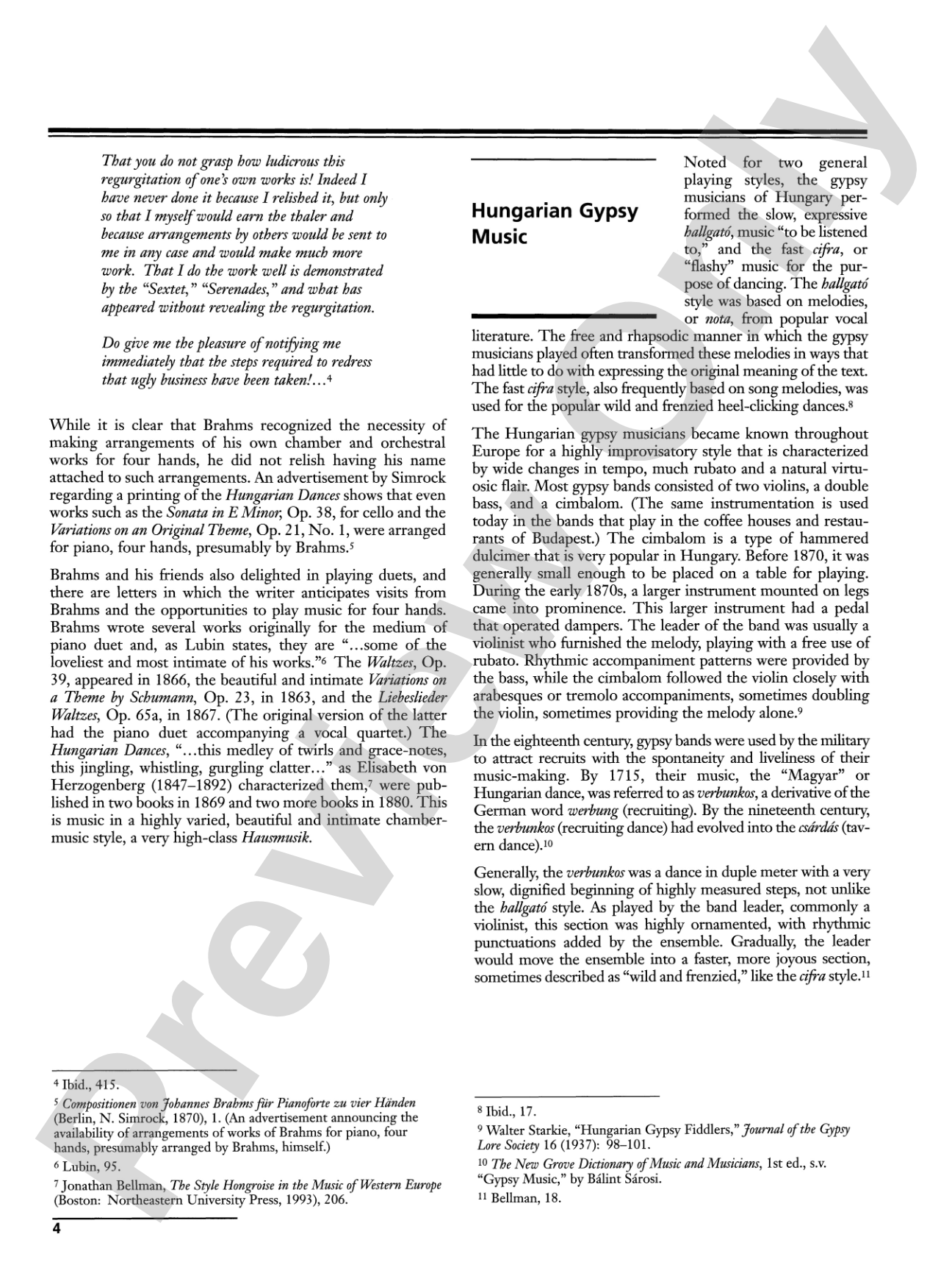 Brahms: Hungarian Dances, Volume 1 - Piano Duet (1 Piano, 4 Hands): Piano Duet (1 Piano, 4 Hands)