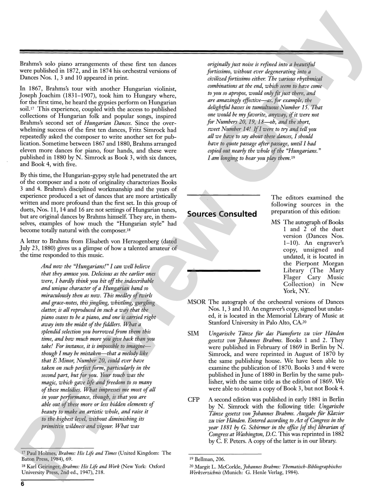 Brahms: Hungarian Dances, Volume 1 - Piano Duet (1 Piano, 4 Hands): Piano Duet (1 Piano, 4 Hands)