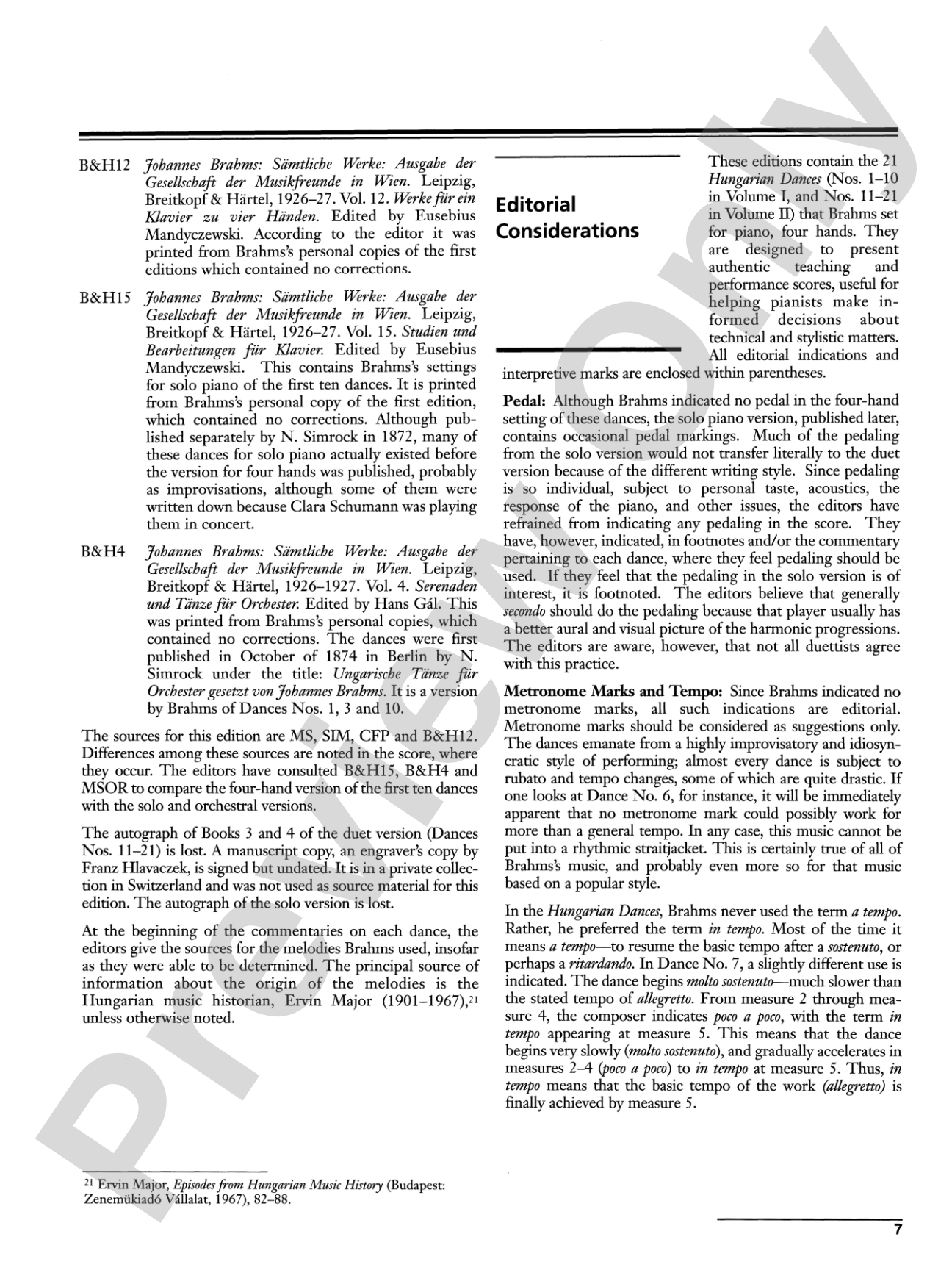 Brahms: Hungarian Dances, Volume 1 - Piano Duet (1 Piano, 4 Hands): Piano Duet (1 Piano, 4 Hands)