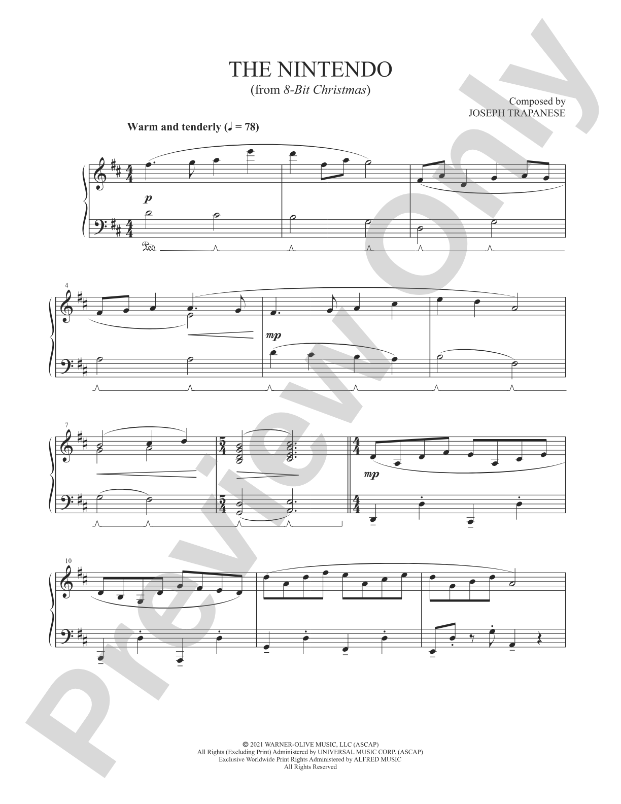 The Nintendo (from 8-Bit Christmas): Piano