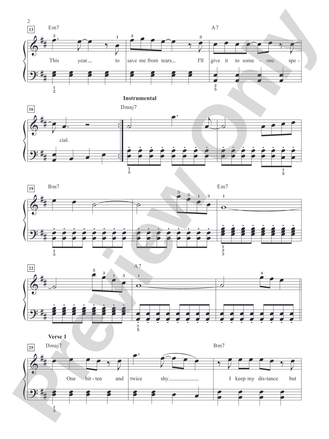 Last Christmas (Wham!): Piano/Vocal