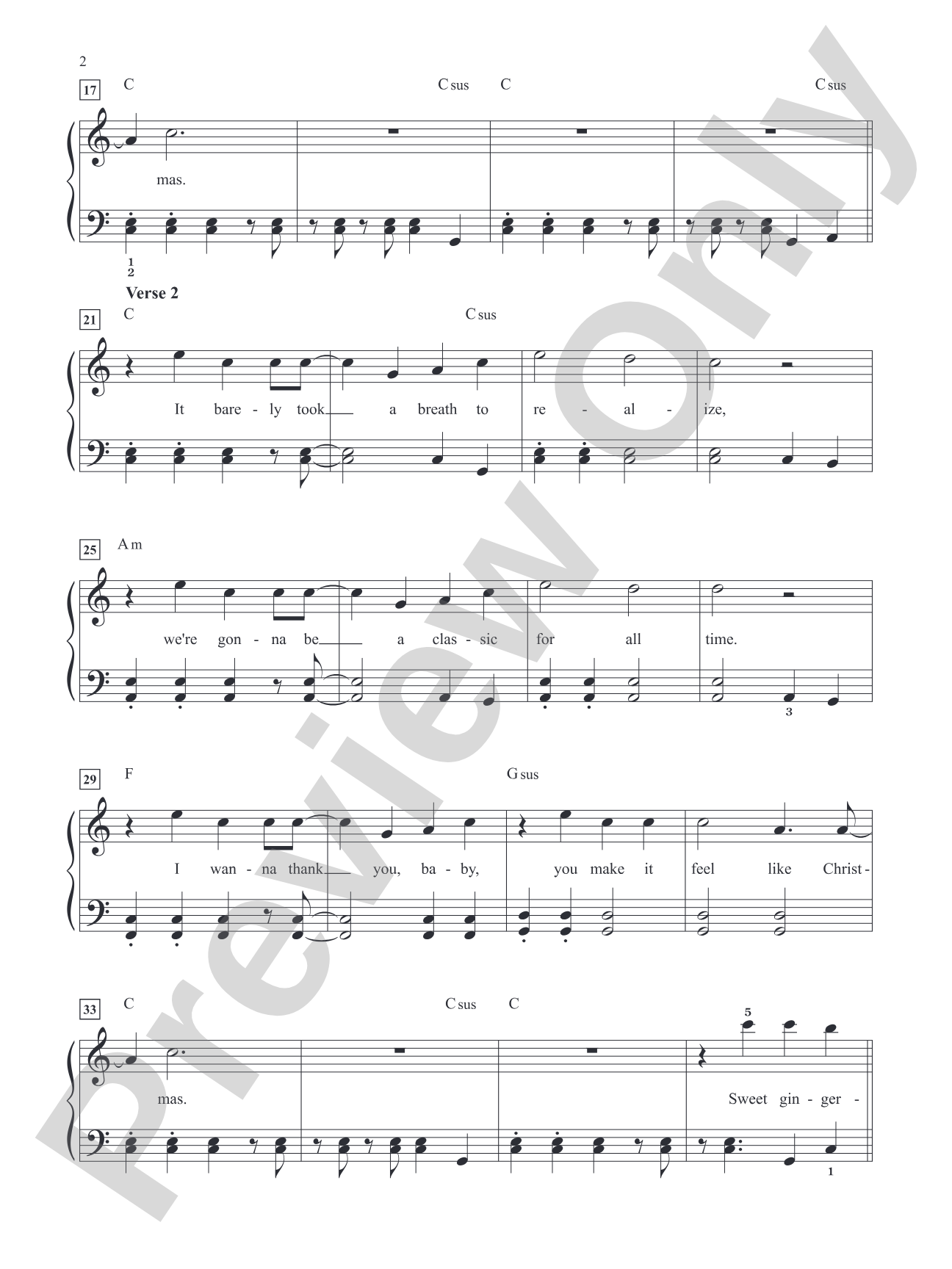 You Make It Feel Like Christmas (Gwen Stefani): Piano/Vocal