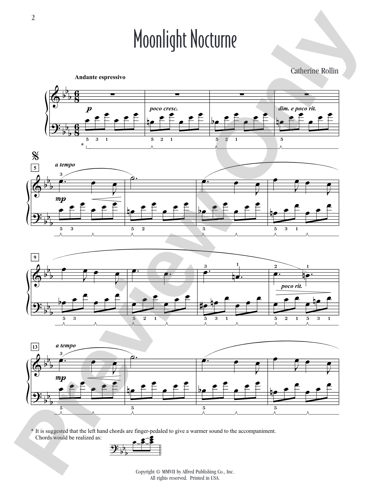 Moonlight Nocturne: Piano