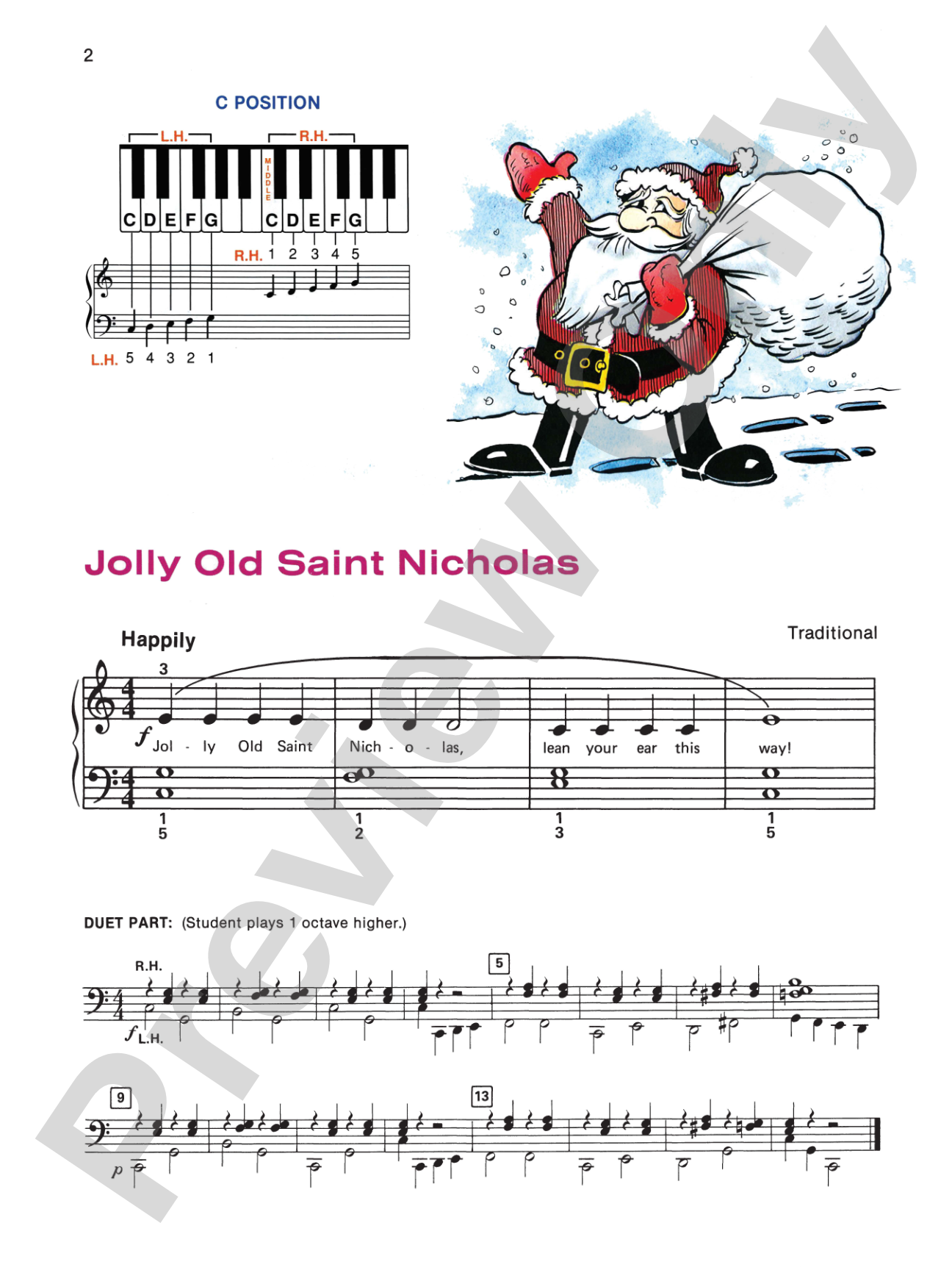 Alfred's Basic Piano Library: Merry Christmas! Book 1B: Piano