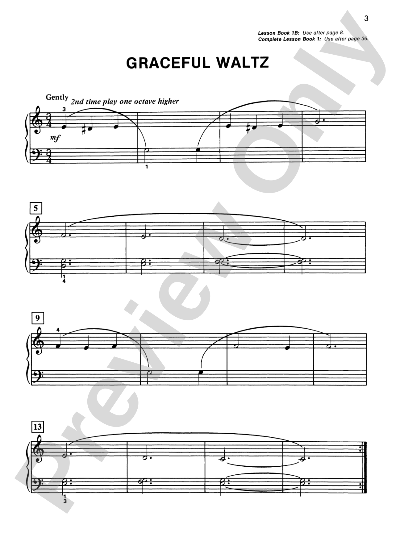 Alfred's Basic Piano Library: Duet Book 1B: Piano