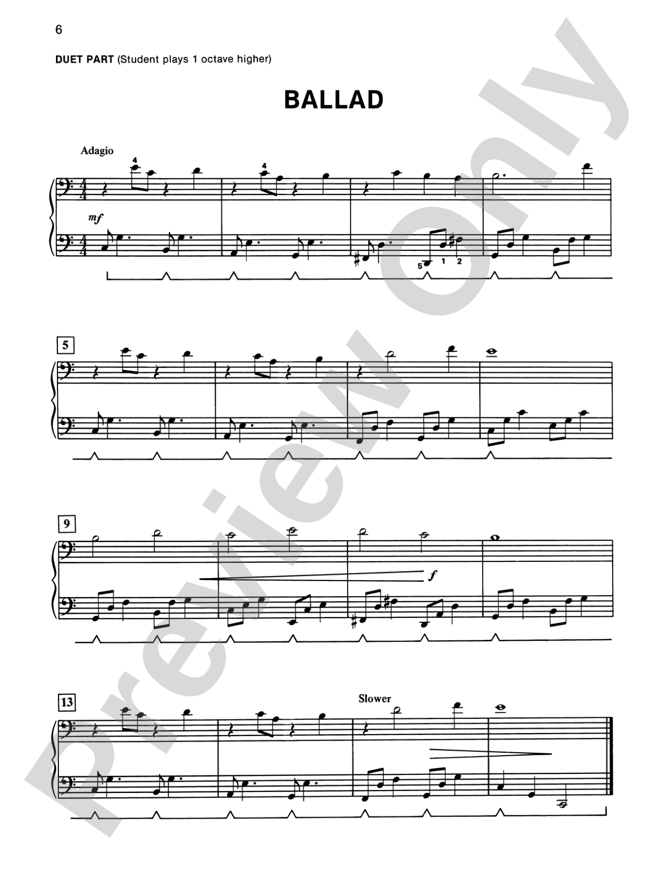 Alfred's Basic Piano Library: Duet Book 1B: Piano