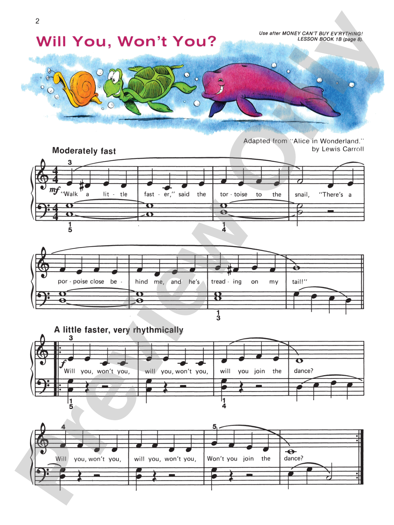 Alfred's Basic Piano Library: Fun Book 1B: A Collection of 24 Entertaining Solos: Piano