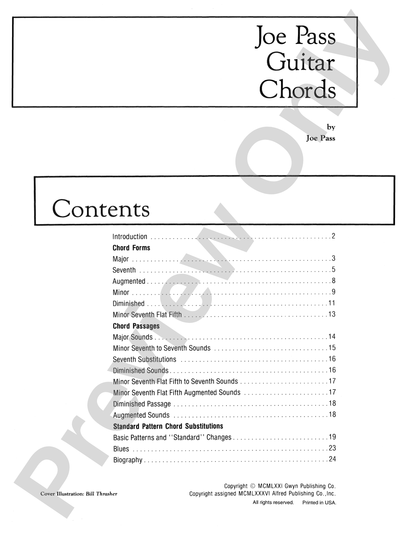 Joe Pass Guitar Chords: Learn the Sound of Modern Chords & Chord Progressions: Guitar Tab