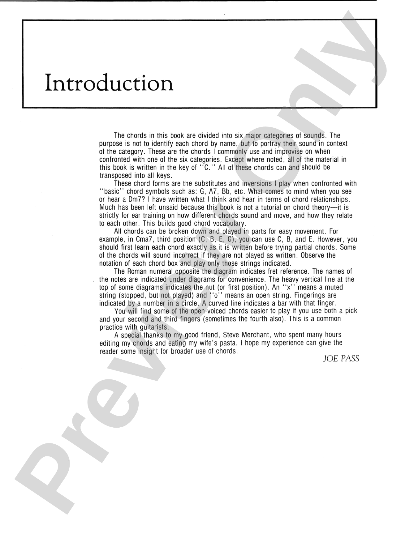 Joe Pass Guitar Chords: Learn the Sound of Modern Chords & Chord Progressions: Guitar Tab