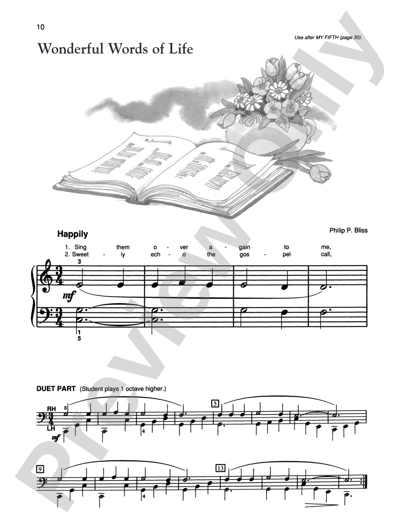 Alfred's Basic Piano Library: Hymn Book Complete 1 (1A/1B): For the Later Beginner: Piano