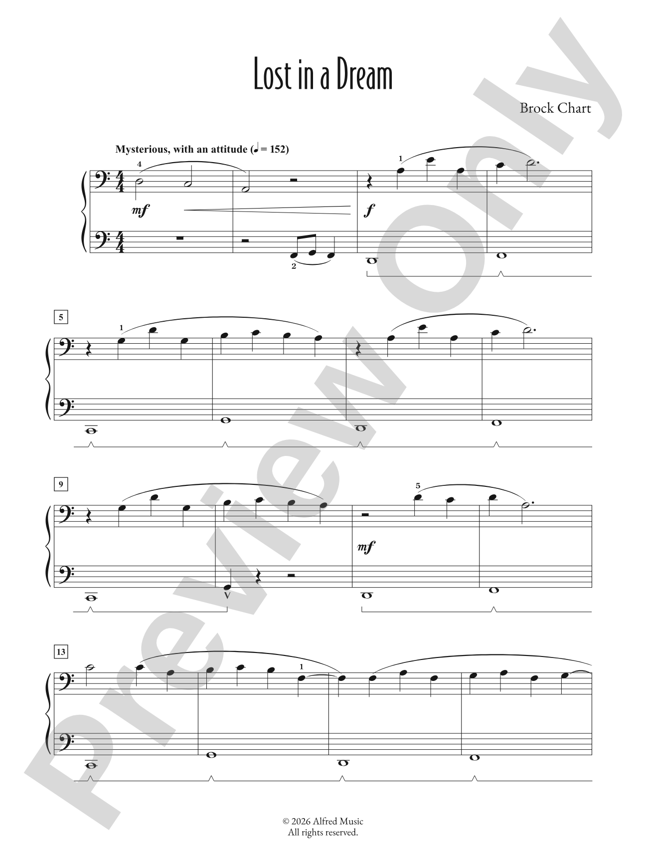 Lost in a Dream: Piano