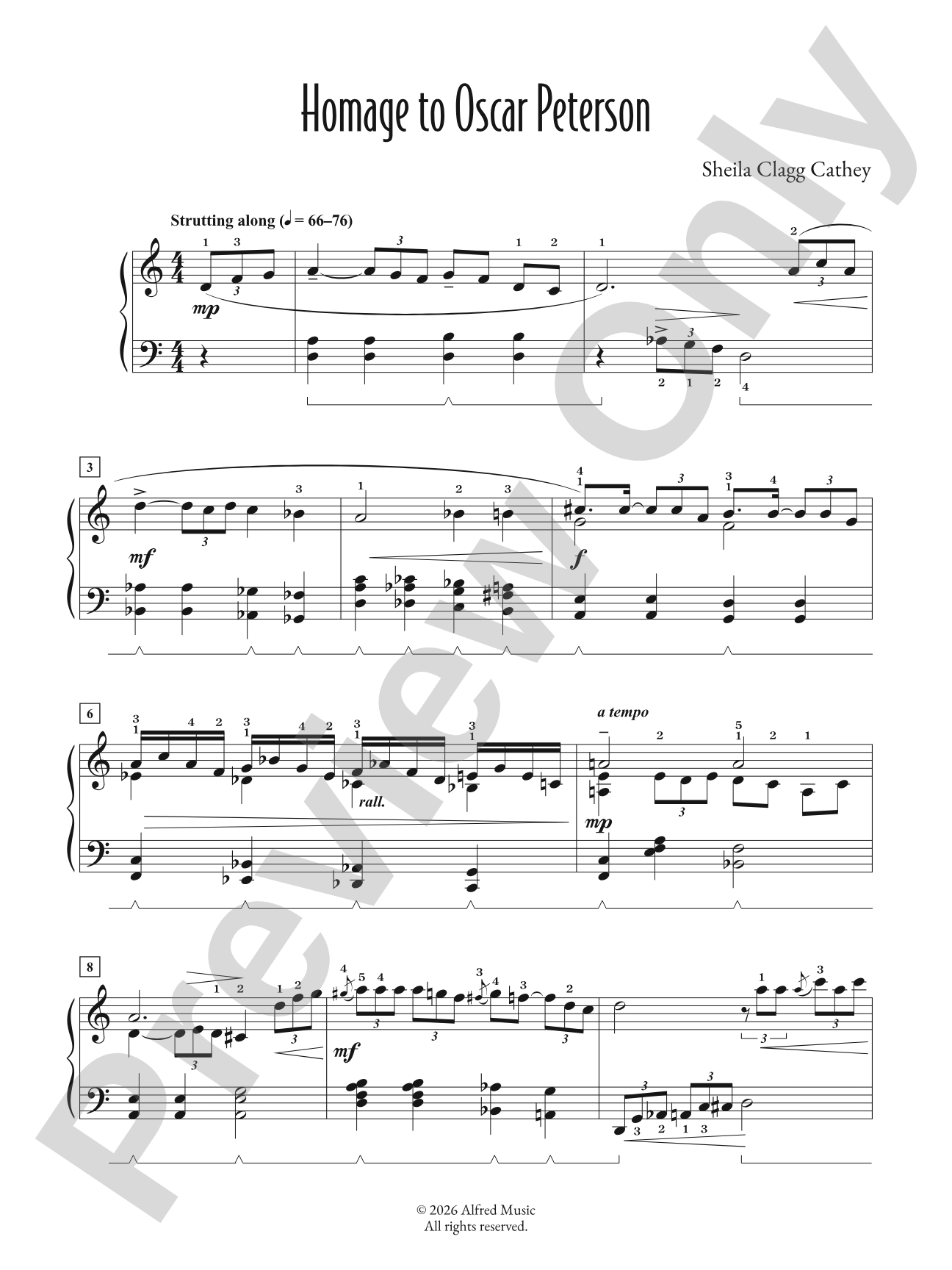 Homage to Oscar Peterson: Piano