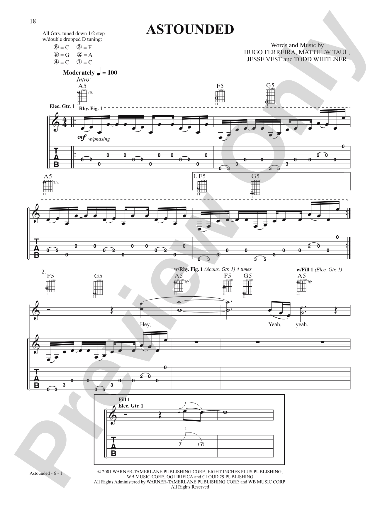 Astounded: Authentic Guitar TAB
