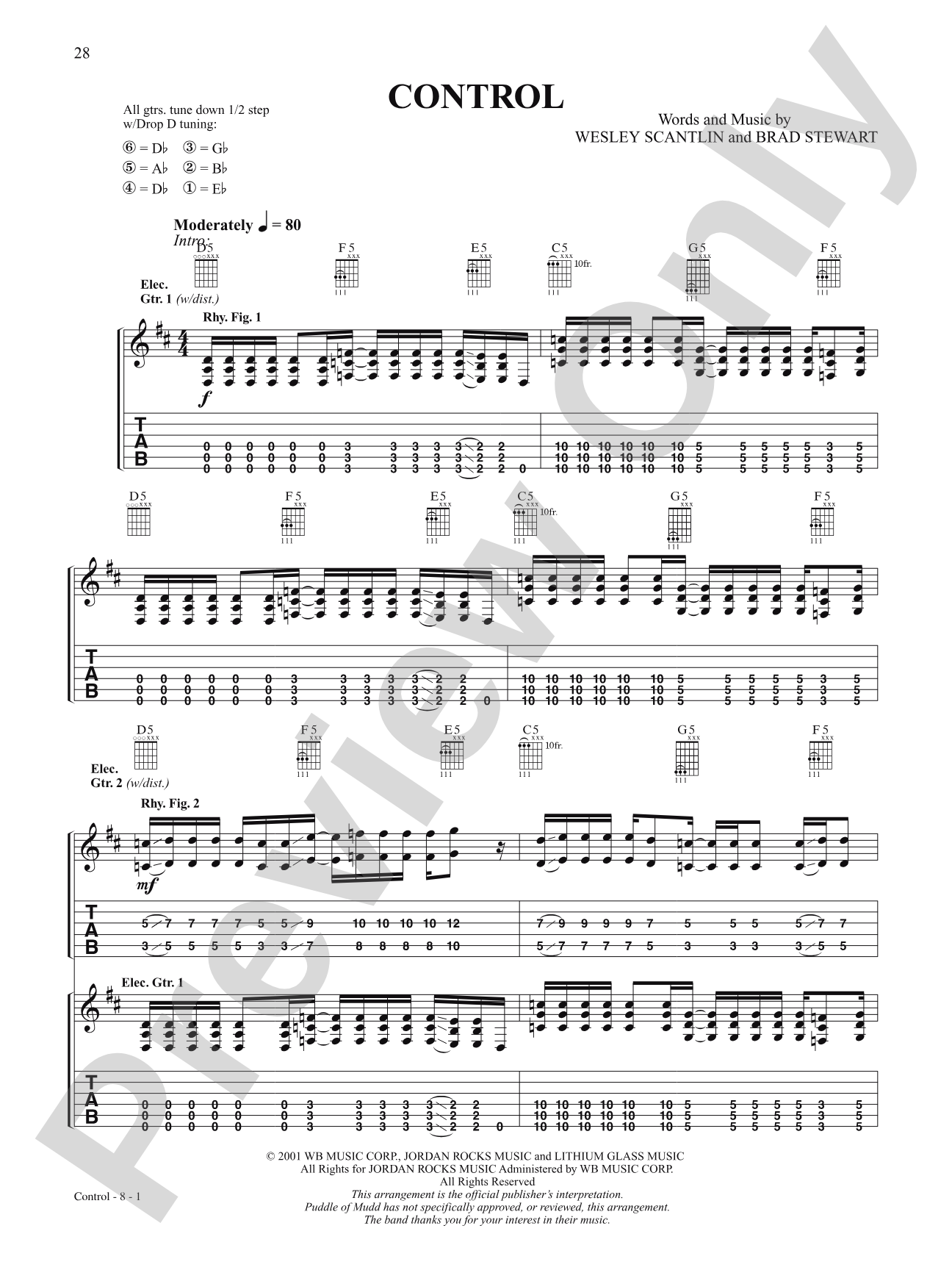 Control: Authentic Guitar TAB