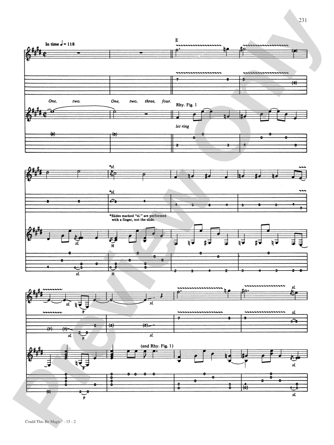 Could This Be Magic: Authentic Guitar TAB