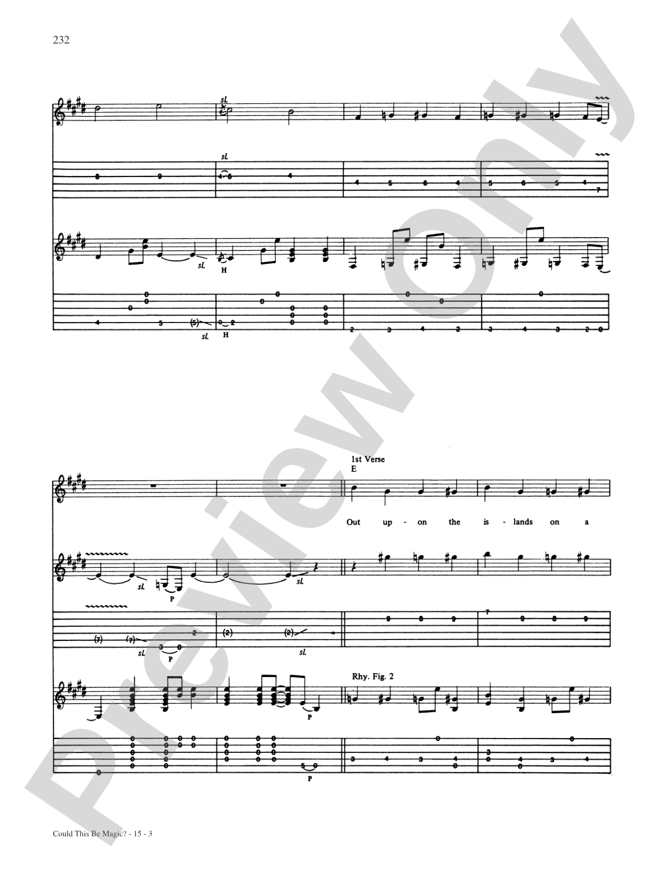 Could This Be Magic: Authentic Guitar TAB