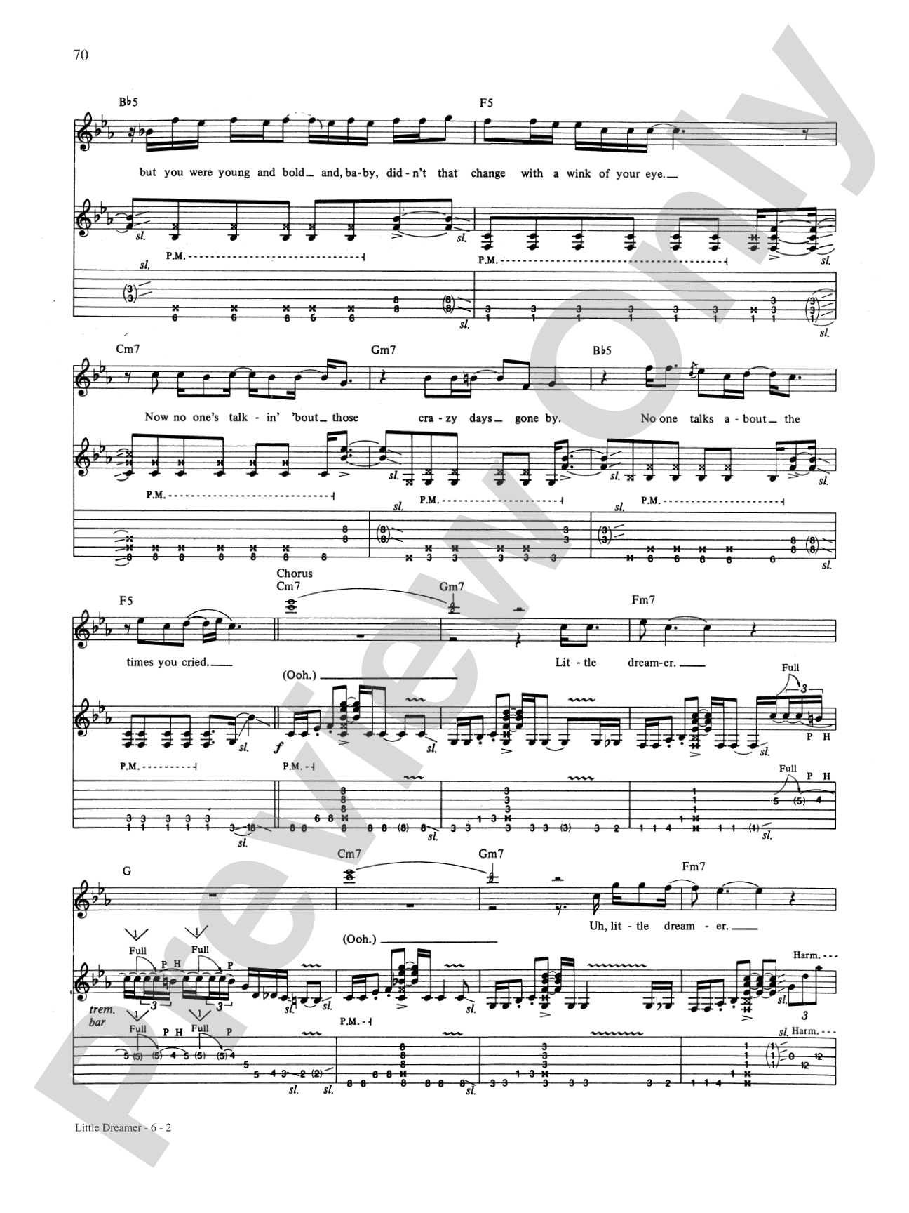 Little Dreamer: Authentic Guitar TAB