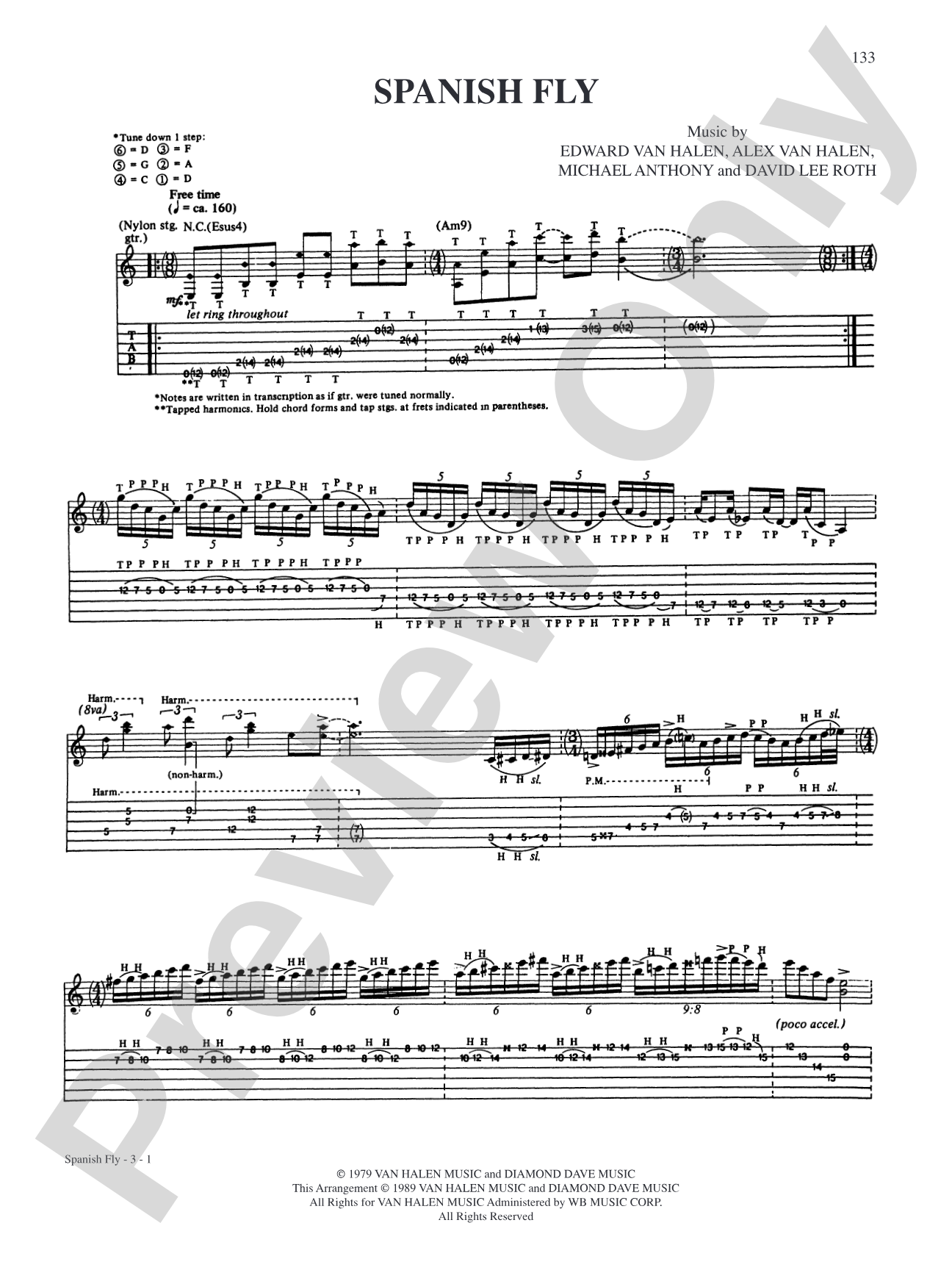 Spanish Fly: Authentic Guitar TAB