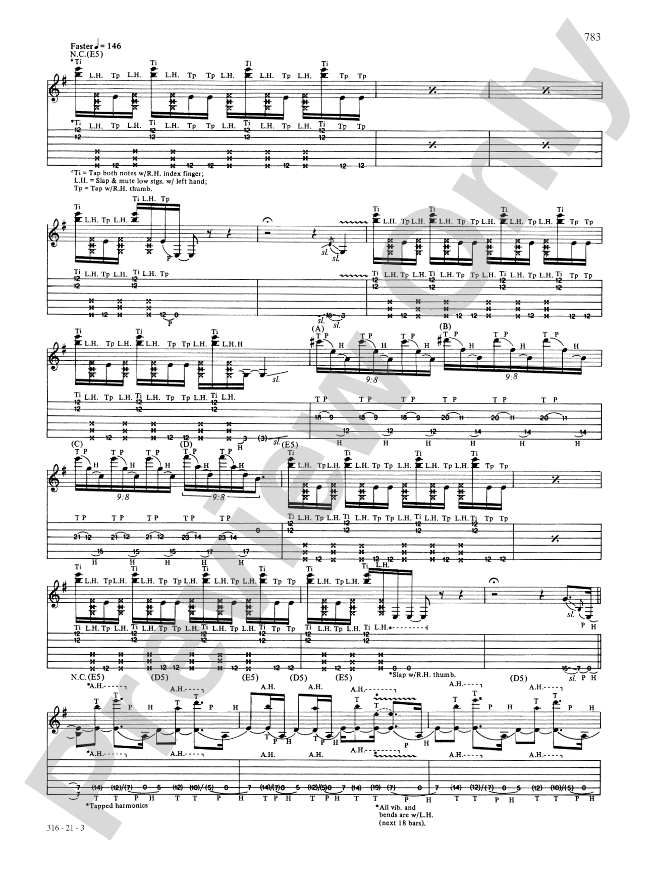 316: Authentic Guitar TAB