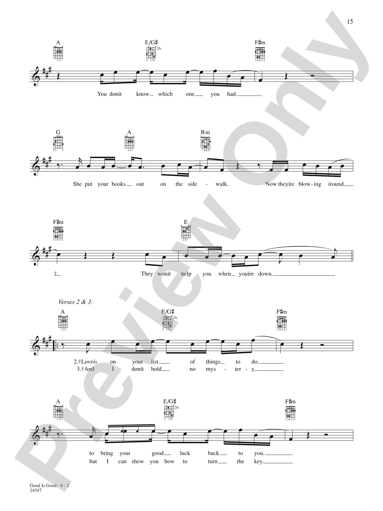 Good Is Good: Authentic Guitar TAB