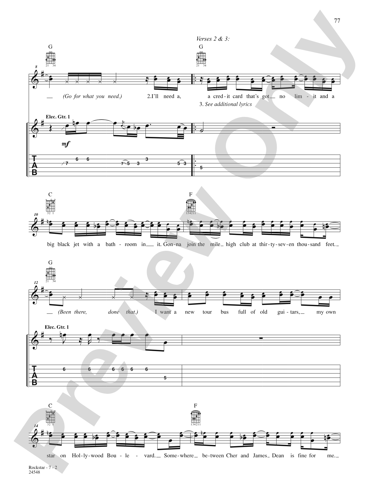 Rockstar: Authentic Guitar TAB