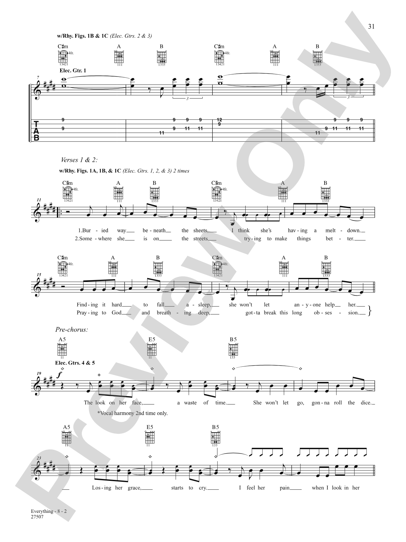 Everything: Authentic Guitar TAB