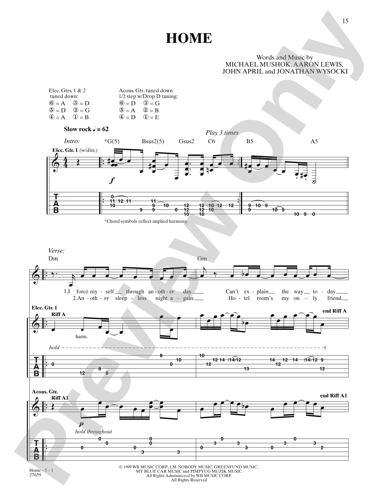 Home: Authentic Guitar TAB