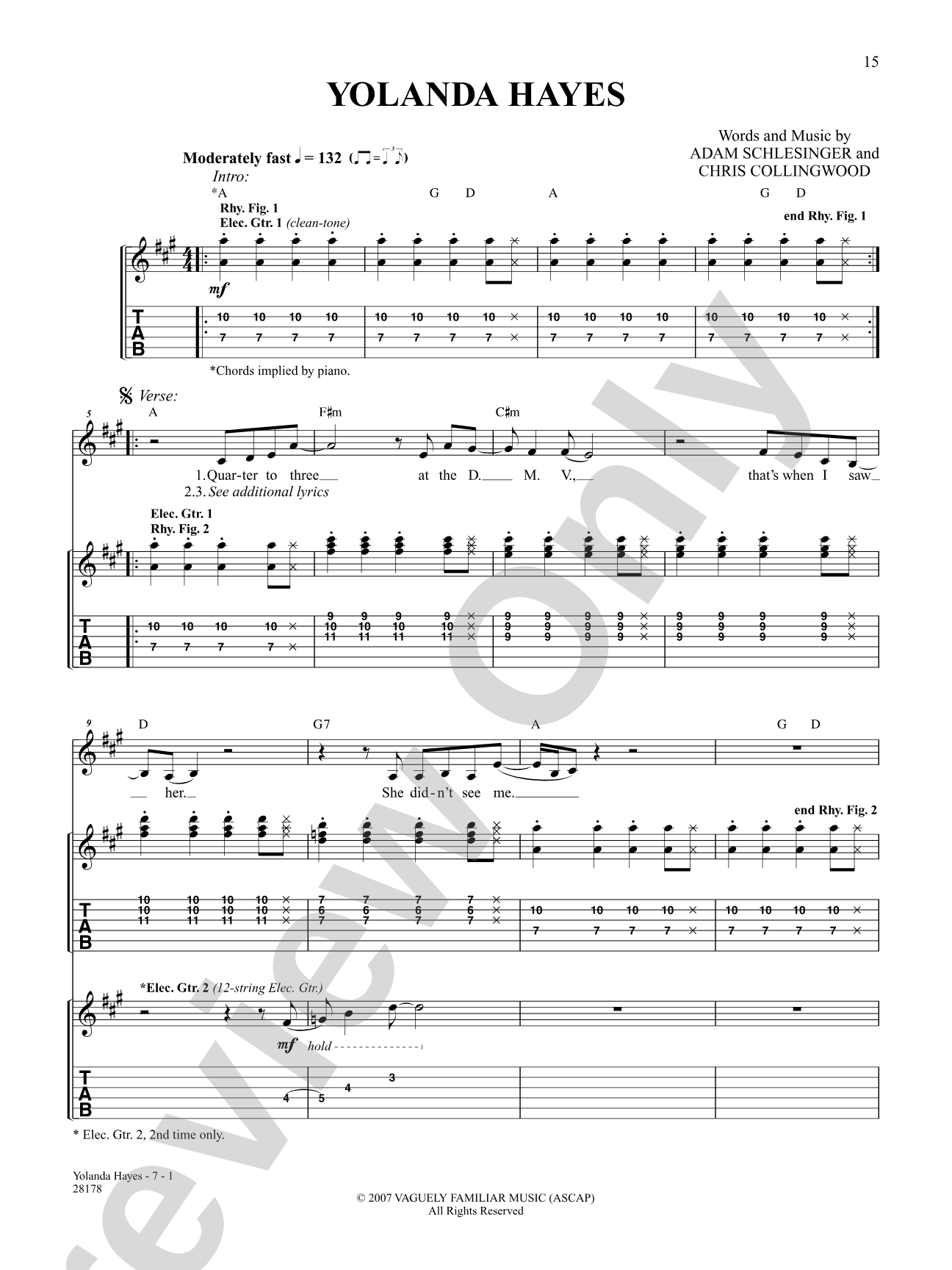 Yolanda Hayes: Authentic Guitar TAB