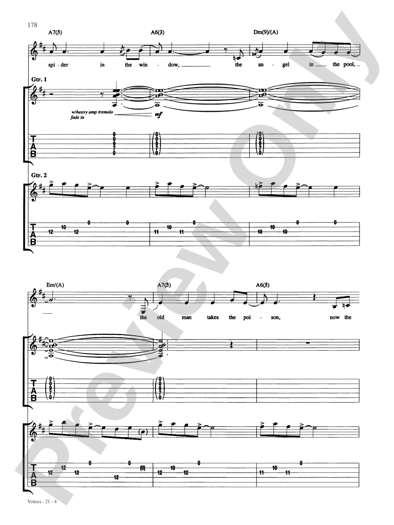 Voices: Authentic Guitar TAB