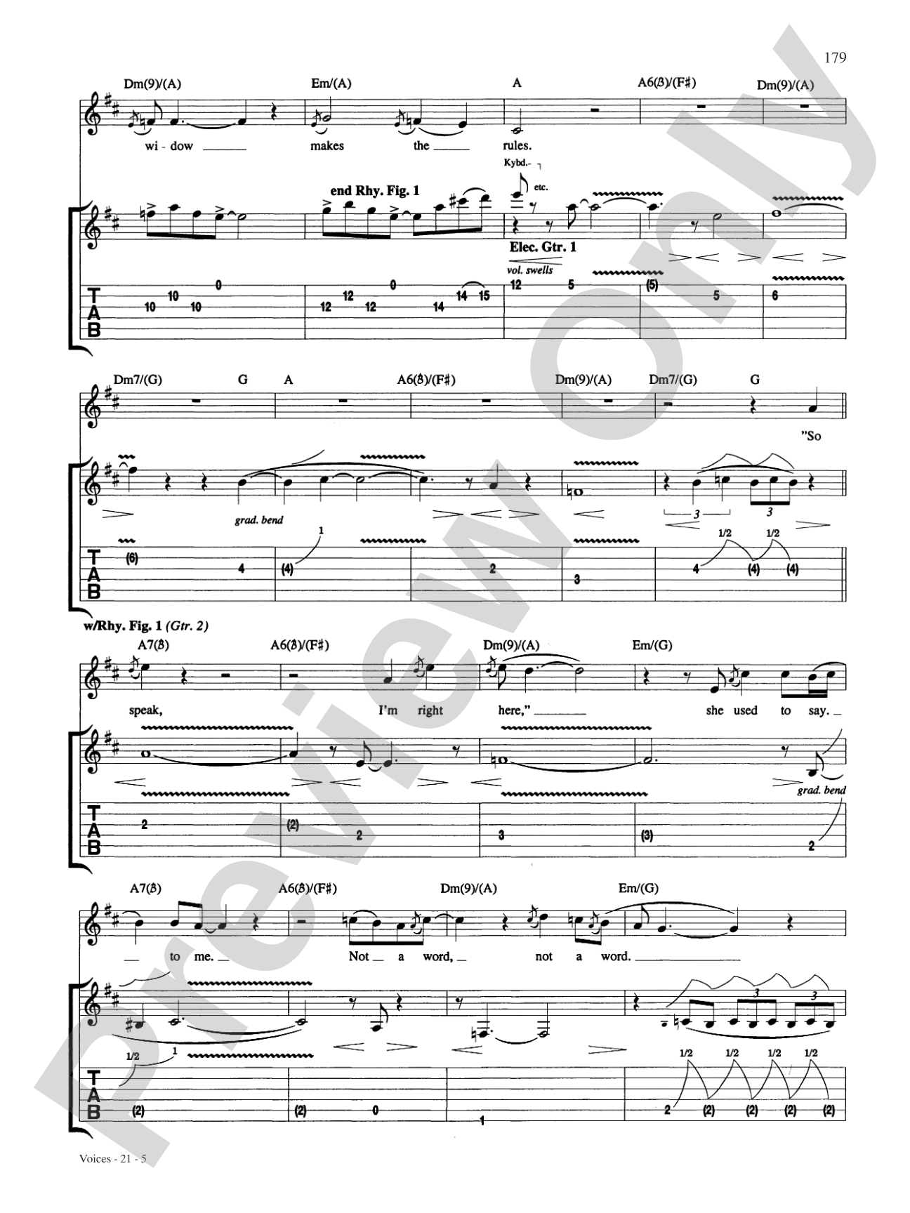 Voices: Authentic Guitar TAB