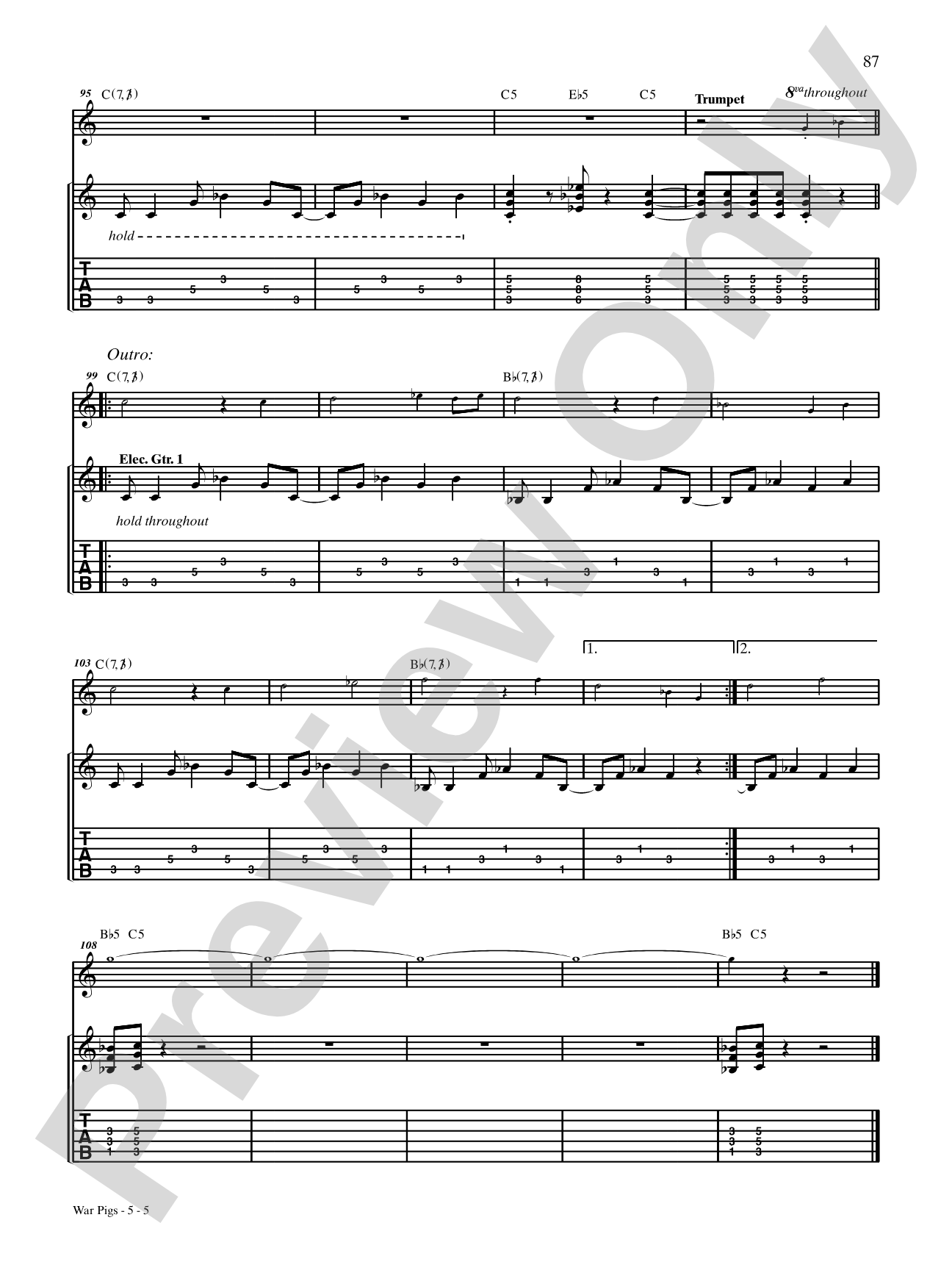 Wheels: Authentic Guitar TAB