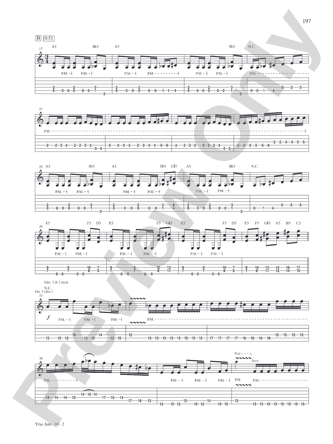Ytse Jam: Authentic Guitar TAB